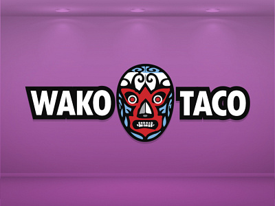 Wako Taco Interior signage taco tacos