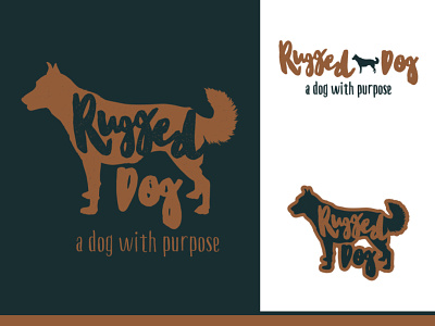 Rugged Dog branding animal care dog dog training rugged