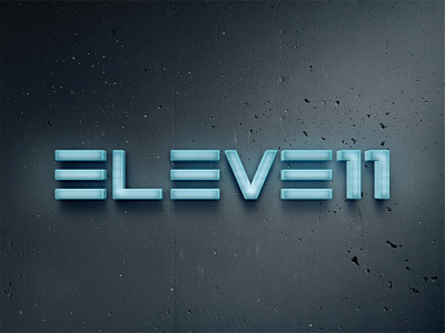 ELEVEN concept 11 11 logo eleven eleven logo