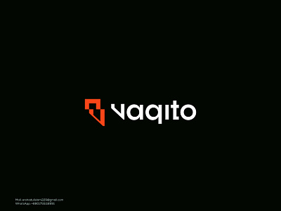 Vaqito app icon logo typography logo v v logo