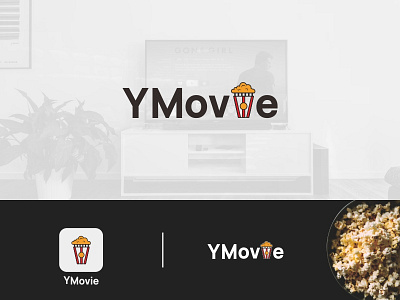 YMovie branding design flat illustration logo minimal modern proffesional logo