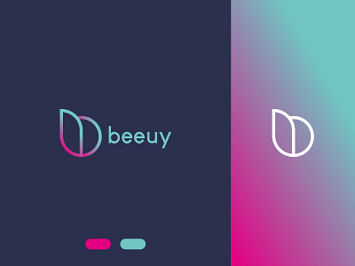 BEEuy app branding design flat icon illustration logo minimal modern proffesional logo