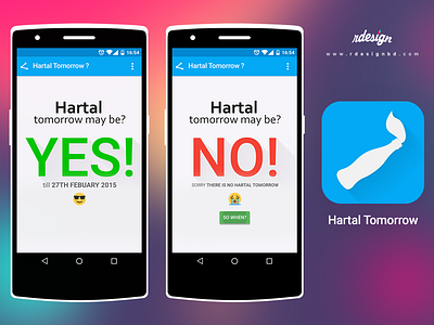 Hartal Tomorrow - Material Design App