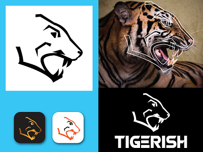 Tigerish Minimalist logo