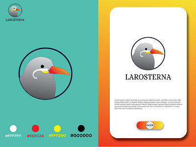 Larosterna Abstract Mark Logo