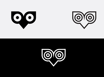 Abstract Owl logo apps bird black brand branding business business logo character company corporate creative creative logo emblem logo logo mascot minimal minimalist logo modern logo owl shape