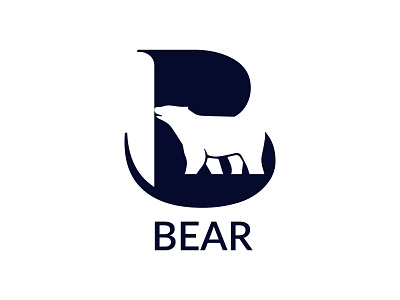 Bear Logo b b letter bear brand branding business business logo company creative creative logo design emblem graphic design illustration logo logo design modern vector white wild