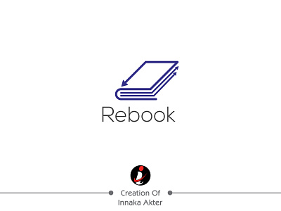 Rebook logo design book brand branding business business logo company creative logo design education illustration knowledge logo minimalist modern rebook ui