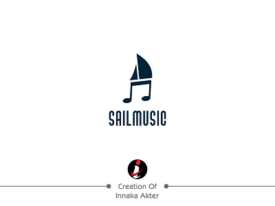 Sailmusic logo boat brand branding business business logo company creative logo design graphic design illustration logo minimalist modern music sail sailmusic ui unique