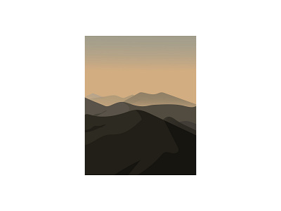 Mountains illustration nature