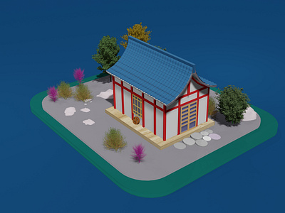 Chinese style house.