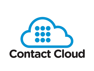 Contact Cloud logo branding design logo