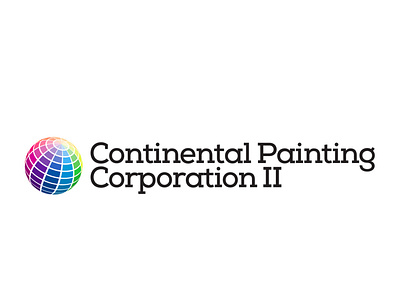 Continental Painting Corp. logo 2 branding design logo