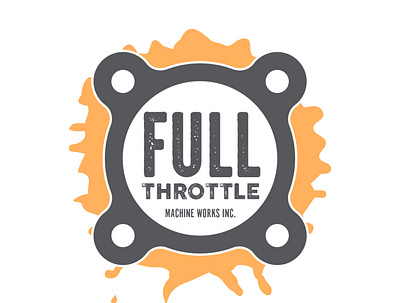 Ful Throttle Machine Works Inc. logo 1 branding design logo