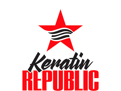 Keratin Republic logo 2 branding design logo
