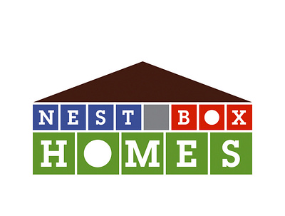 Nest Box Homes logo branding design logo