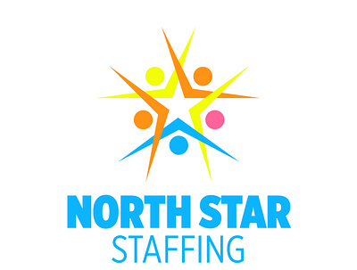 North Star Staffing logo 3 branding design logo