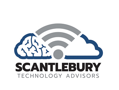 Scantlebury Technology Advisors logo branding design logo