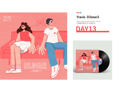 CD Covers design illustration