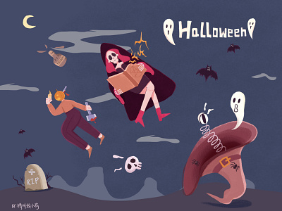 Happy Halloween illustration