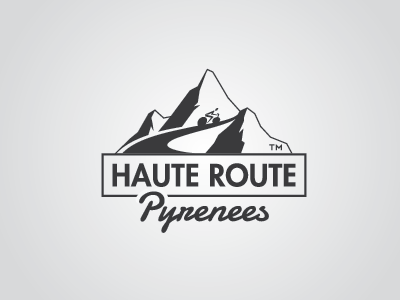 Haute Route Cycling Event Rebrand branding cycling illustration logo rebrand retro