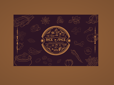 Rice `n Spice Business Card branding design icon illustration logo