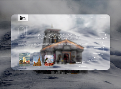 Char Dham Series Websites design ui webdesign
