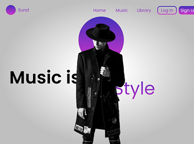 Sund design figma music ui