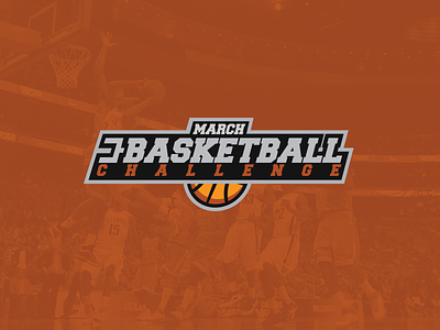 March B-Ball Logo basketball logo sports