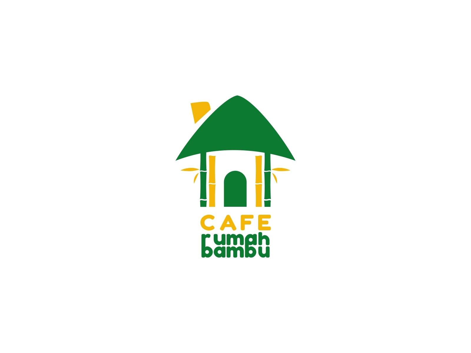 Bamboo House Cafe Logo by Candramind on Dribbble
