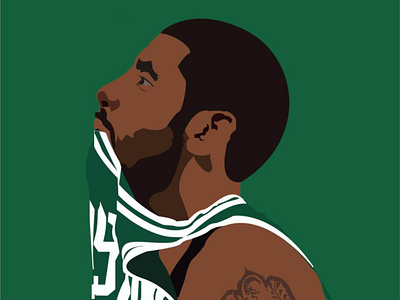NBA Star Kyrie Irving illustration