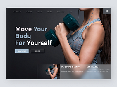 GYM Landing Page