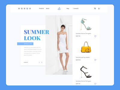 Summer Style Web branding clean design graphic design minimal typography ui ux web website