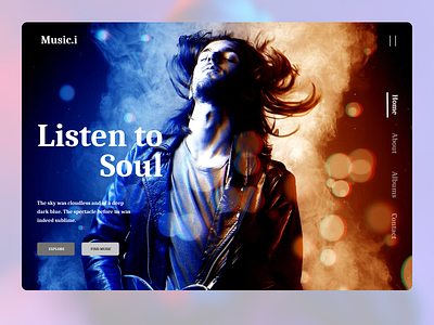 Music Web design