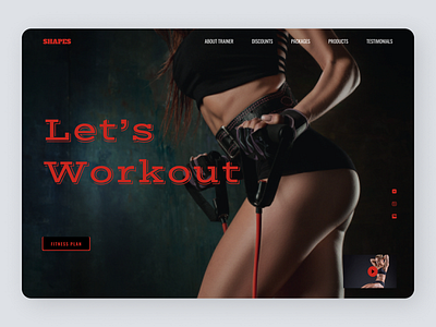 Workout Landing Page