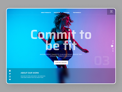 Fitness Landing Page