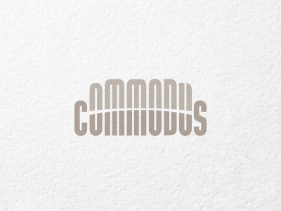 Commodus furniture lettering sofa