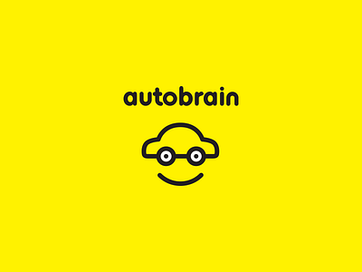 Autobrain brand identity branding car illustration logo odb positive safety
