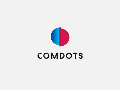 Comdots domain logo logotype telecom