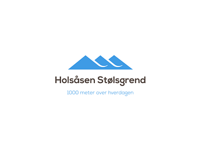 Holsasen cabin logo logotype resort ski