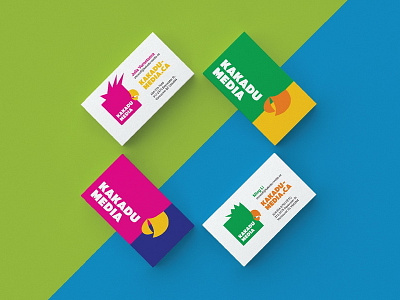 Kakadu Media brand identity colorful illustration logo logotype marketing parrot positive promotion vibrant video