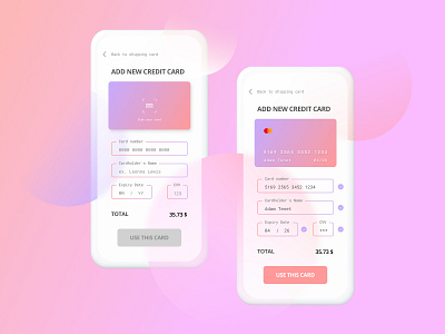 Daily UI #002 - Credit Card Checkout