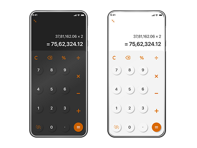 Daily UI Design Challenge #004: Calculator