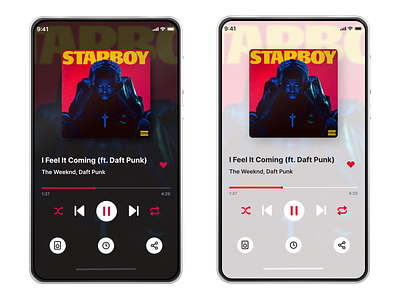 Daily UI Design Challenge #009: Music Player daily ui daily ui challenge music music player music player ui music player ui design player ui ui design