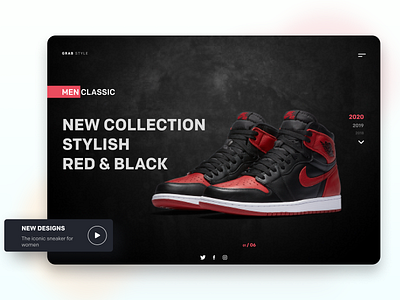 Shoes landing Page