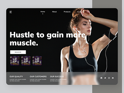Fitness Trainer branding design designs fitness new online ui uiux ux web