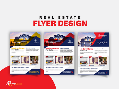 modern creative real estate flyer design Template flyer template home sale home sell banner home sell poster poster print materils promotional flyer real estate flyer design realtor leaflet realtor poster