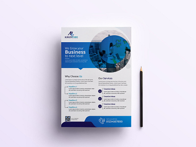 Business corporate flyer or leaflet design template business flyer corporate flyer digital flyer flyer flyer artwork flyer design flyer template leaflet poster print materils professional promotional flyer