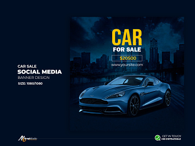 Car sale social media ads design or Instagram flyer design