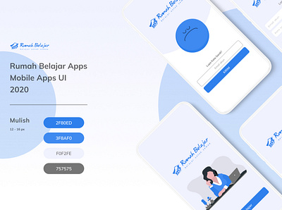 Rumah Belajar Mobile Apps design user interface design webdesign